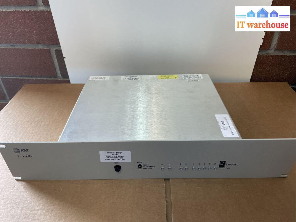 Relcomm I-Cos-4 Code Operated Switch Rack Mount At&T