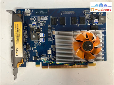 Retro Zotac GeForce 9400GT 512MB 128bit DDR2 DVI VGA Video Card 188-09N46-00BZT~