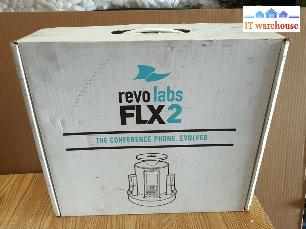 - Revolabs 10-FLX2-200-VOIP Wireless VoIP SIP System Conference Phone