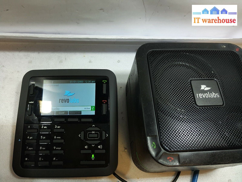 - Revolabs 10FLXUC1000 - FLX UC 1000 IP Conference Phone system TESTED