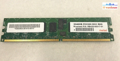 Riverbed Rb420-00017-01 2Gb Pc5300 Ecc Reg 2048Mb Ram