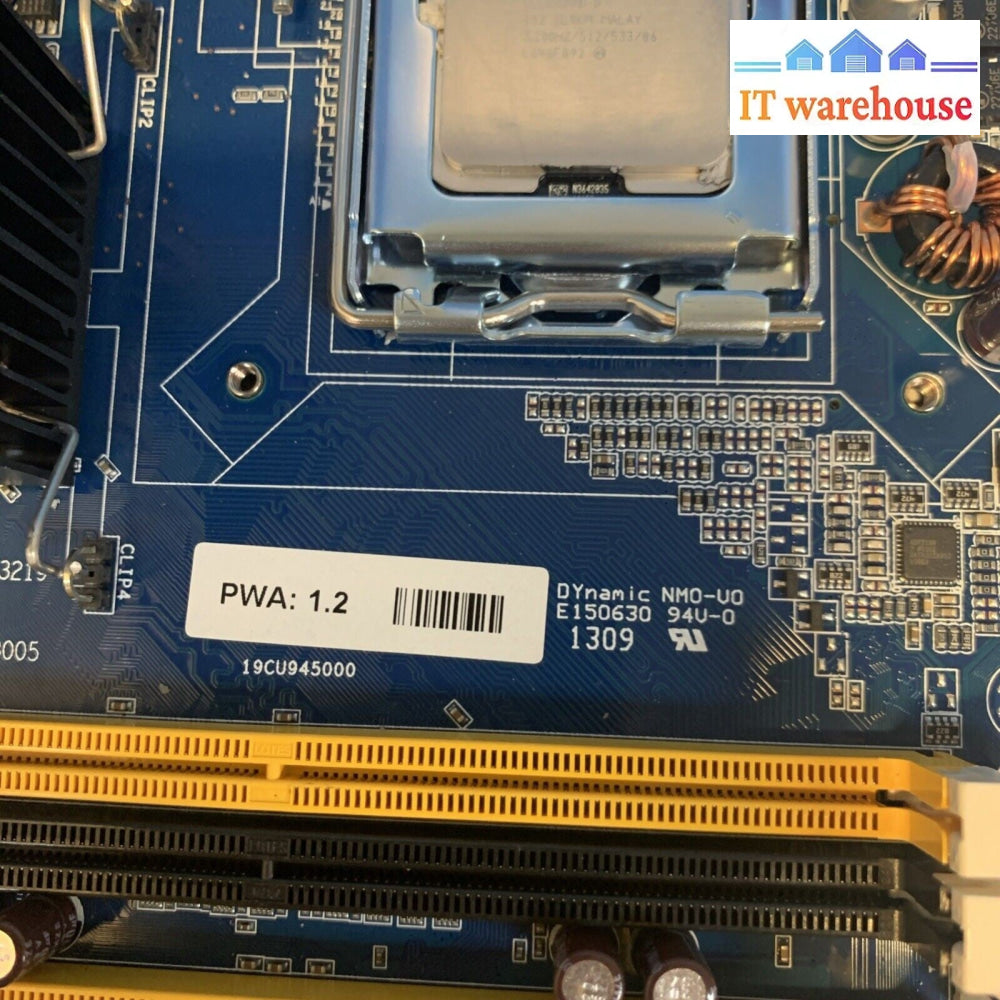 RJ DYNAMIC NMO-VO E150630 Motherboard + CPU