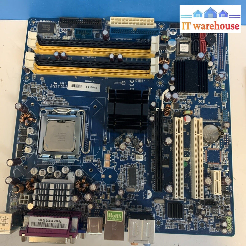 RJ DYNAMIC NMO-VO E150630 Motherboard + CPU