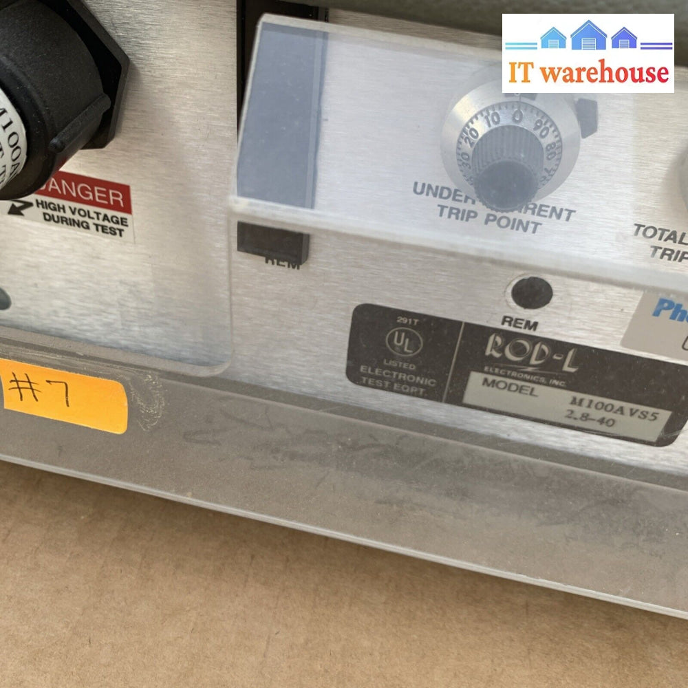 ROD-L M100 AVS5-2.8-40 AC HI Pot Tester