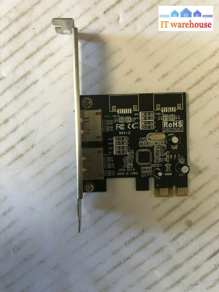 *RoHS SATA2 PCIe Card VI-PCIE-JM-2E-SATA2