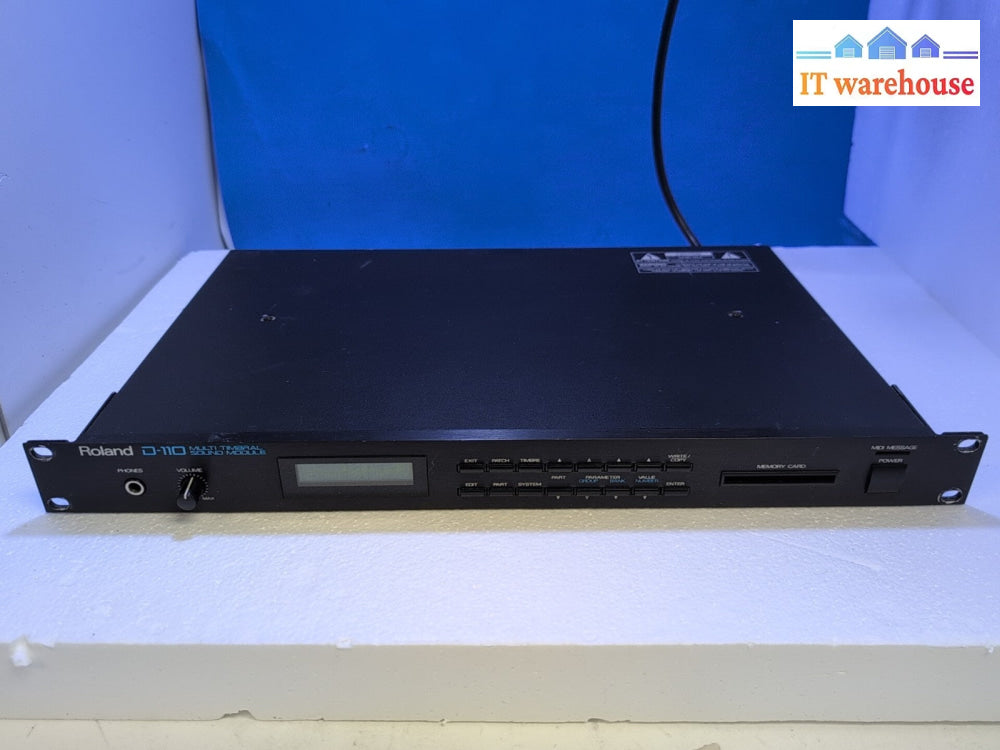 Roland D-110 Multi-Timbral Sound Module Classic Midi rackmount -