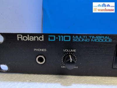 Roland D-110 Multi-Timbral Sound Module Classic Midi rackmount -
