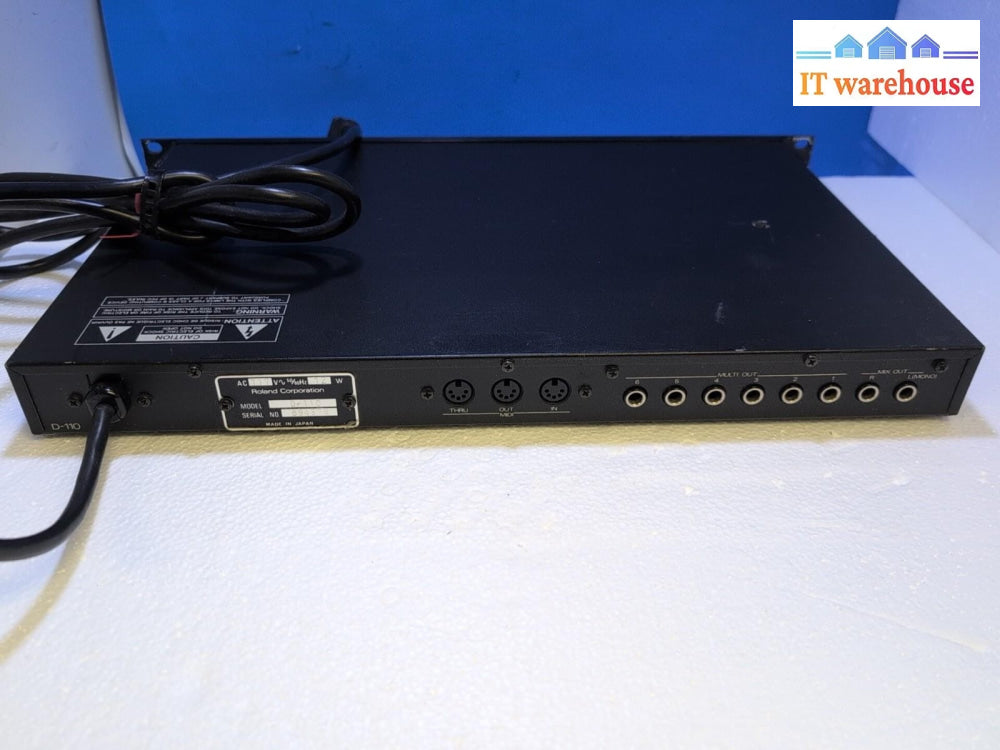 Roland D-110 Multi-Timbral Sound Module Classic Midi rackmount -