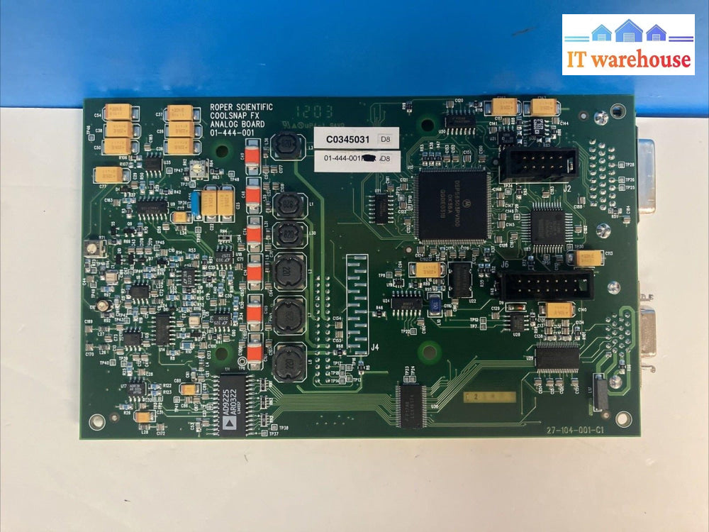 Roper Scientific CoolSnap FX Analog Board 01-444-001 D8 C0345031 ~