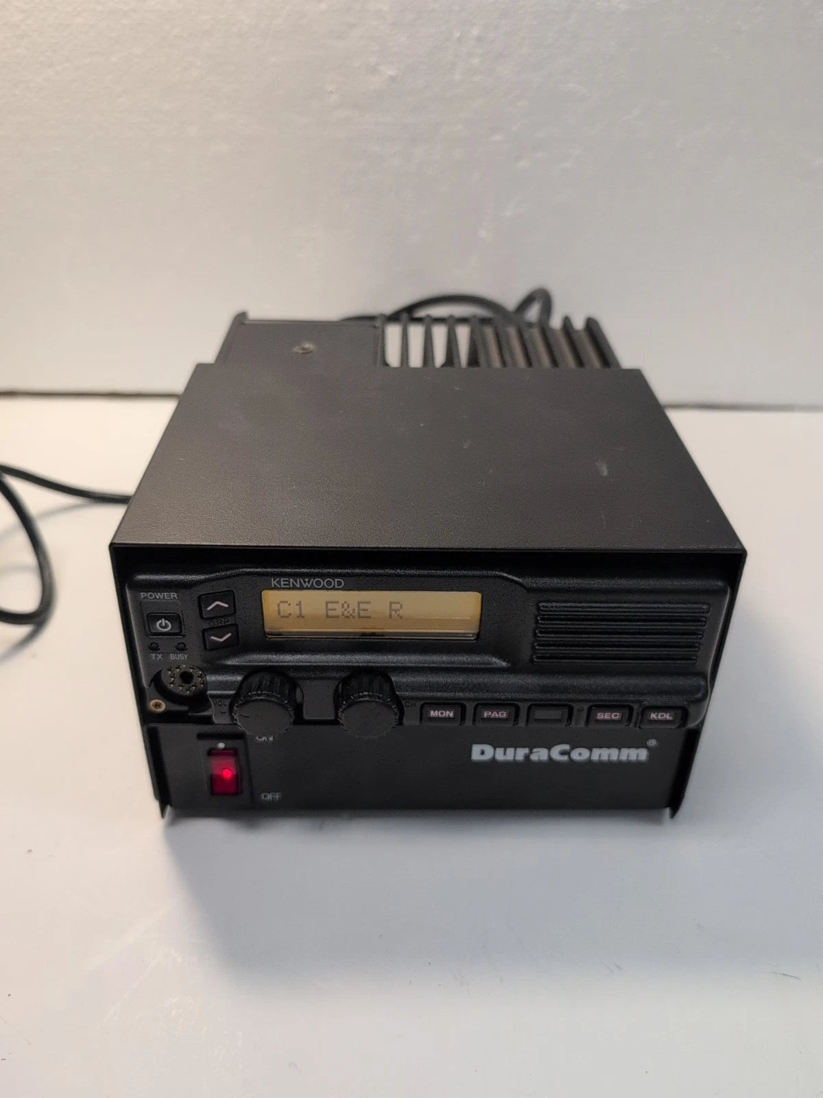 (NICE) Kenwood TK-5810 UHF P25 Mobile Radio Transceiver W/DuraComm LP-25 Power