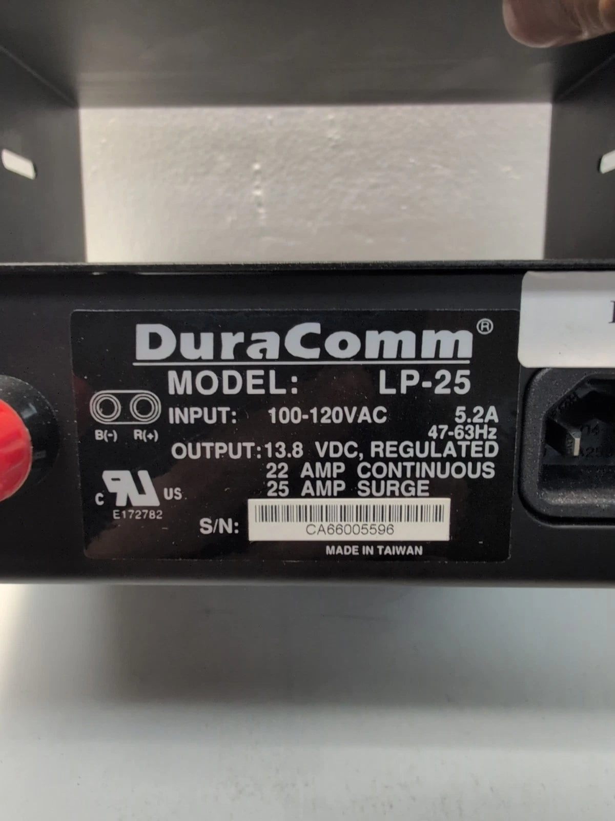 (NICE) Kenwood TK-5810 UHF P25 Mobile Radio Transceiver W/DuraComm LP-25 Power