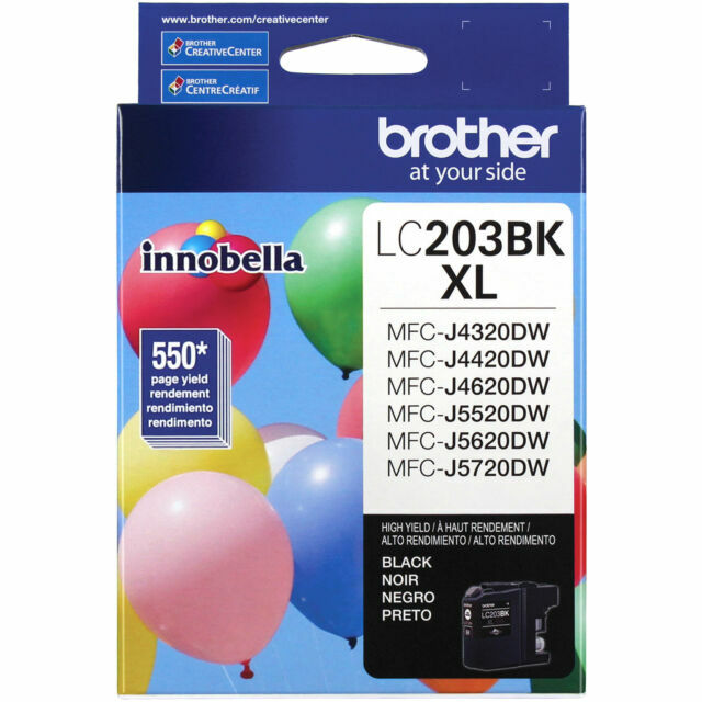🔥 Brother LC203BK XL High Yield Black Ink Cartridge 2-Pack NEW OTHER