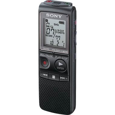 🎸 Sony ICD-PX820 Digital IC Voice Recorder Black Dictaphone LCD Display
