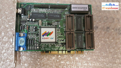 S3 Trio Virge ExpertColor DSV3325DX M70 LUT-DSV3325 Ver 1.3 VGA PCI Video card 