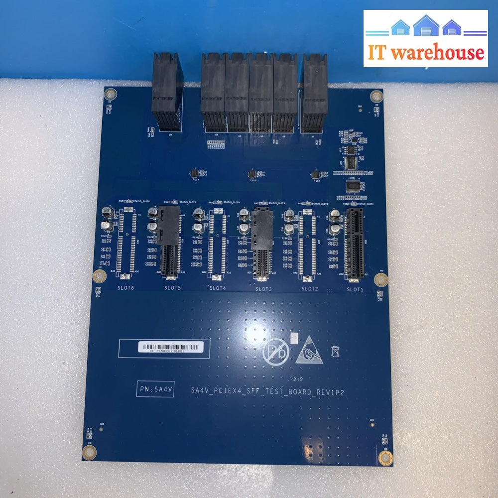 SA4V PCIe x4 SFF Test Board Rev1P2 U.2 Mini-SAS HD Backplane Testing