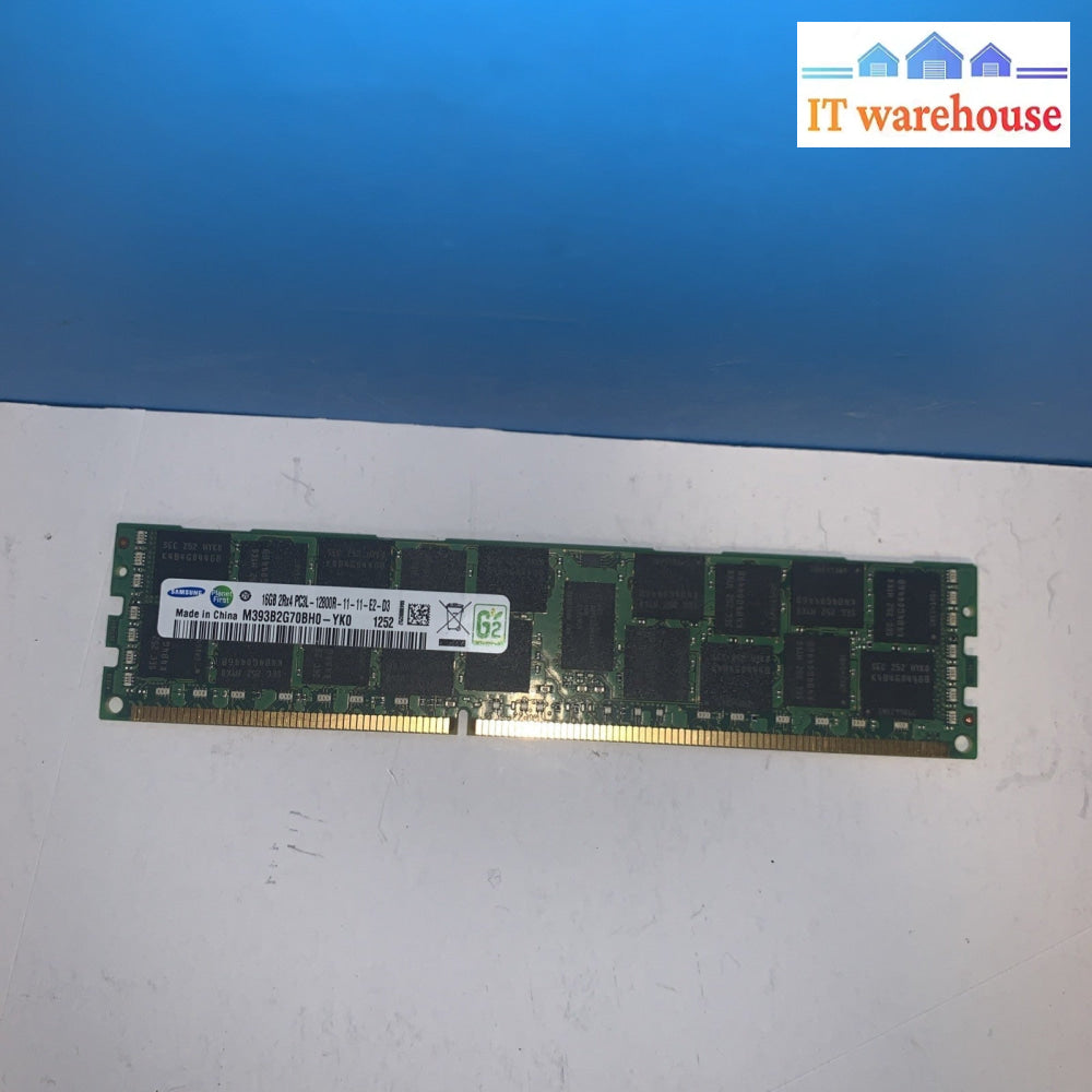 Samsung 16GB PC3L-10600R DDR3L Registered Server RAM - M393B2G70BH0-YH9