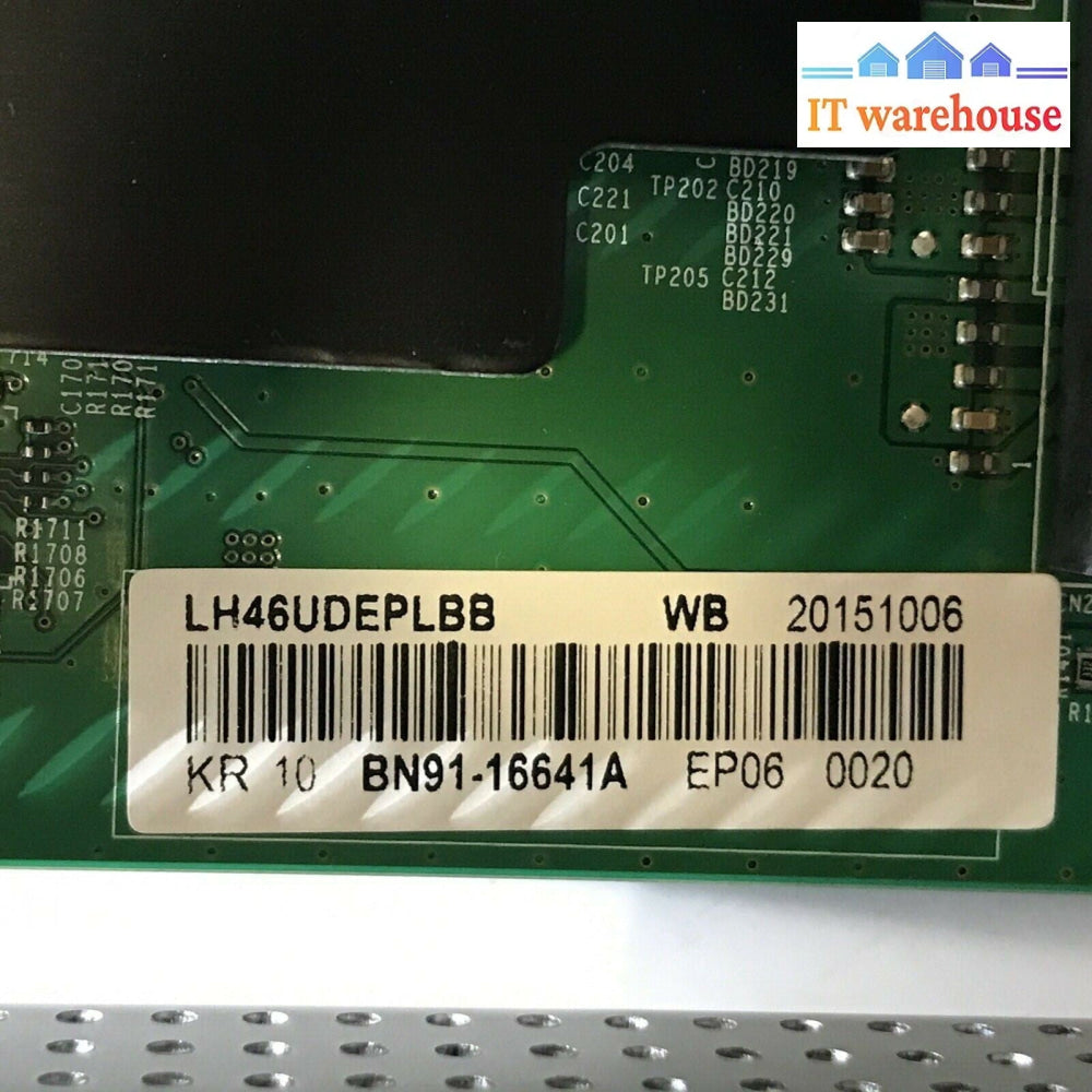 Samsung 46" LH46UDEPLBB BN91-16641A BN41-02408 Main Board TESTED