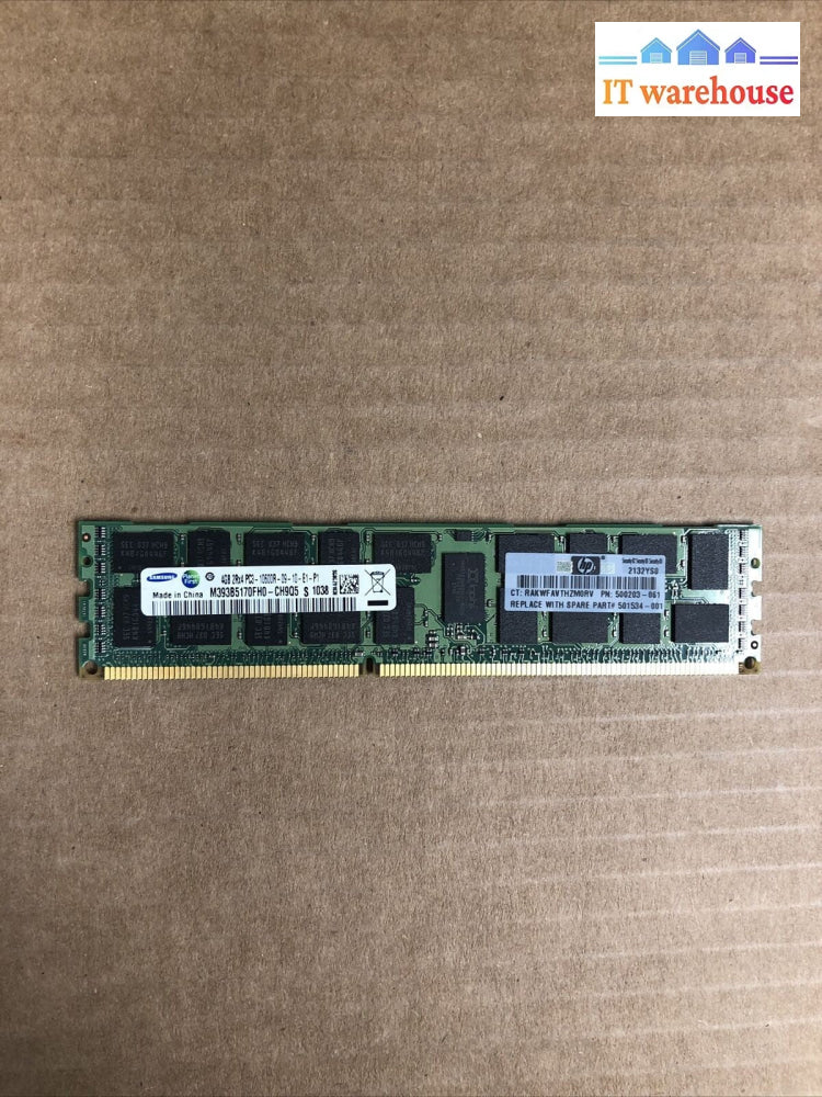 +Samsung 4GB DDR3-1333 PC3 M393B5170FH0-CH9Q5 RAM