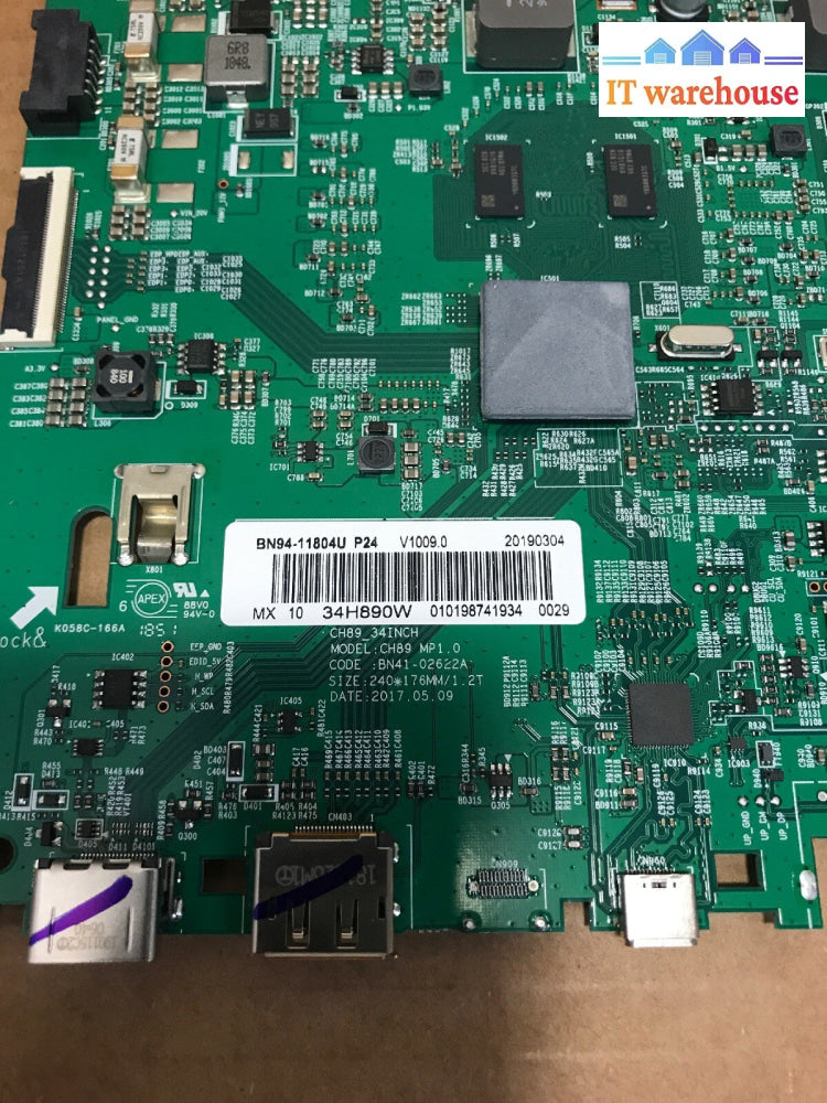 Samsung 890 Series 34 Curved Monitor BN97-12672U BN94-11804U P24 Board