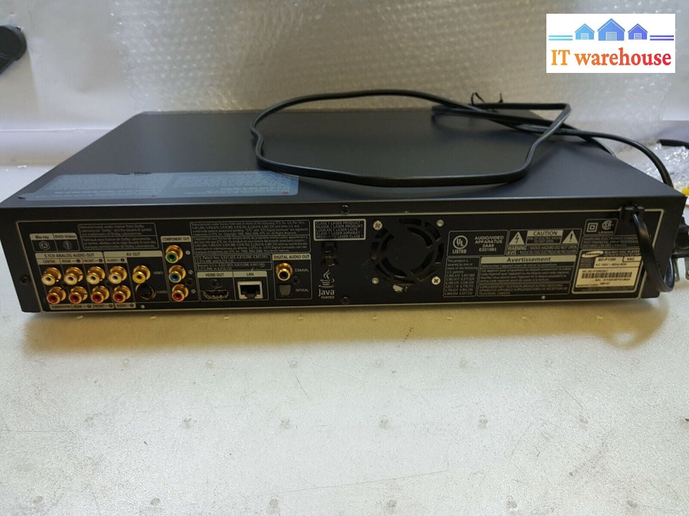 - Samsung BD-P1200 Blu-ray 1080P high-definition player tested (NO REMOTE)