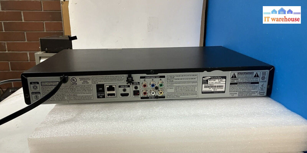 Samsung BD-P1500 Blu-ray Disc Player With Power Cord (No Remote)~