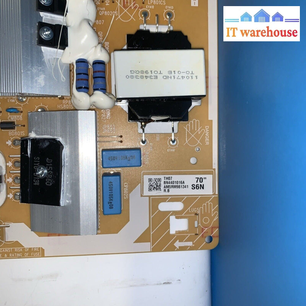 Samsung BN44-01016A Power Board for UN70NU6070FXZA, UN70NU6900FXZA