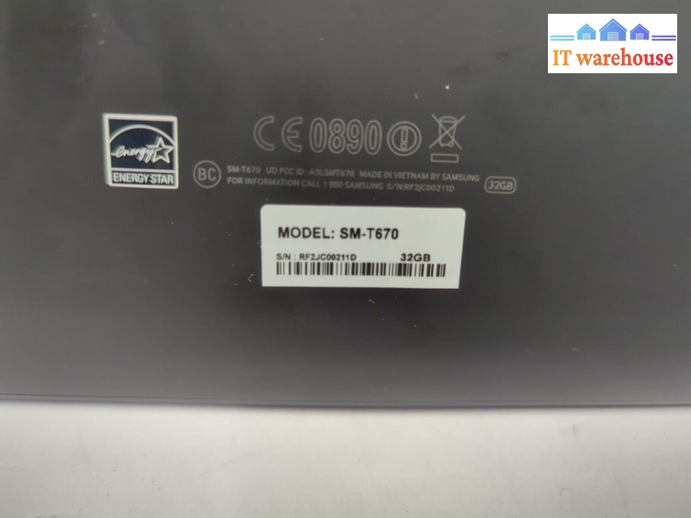 Samsung Galaxy View SM-T670 18.4 inch/32GB/AC / Working Battery/OS 8.1 (*Read) -