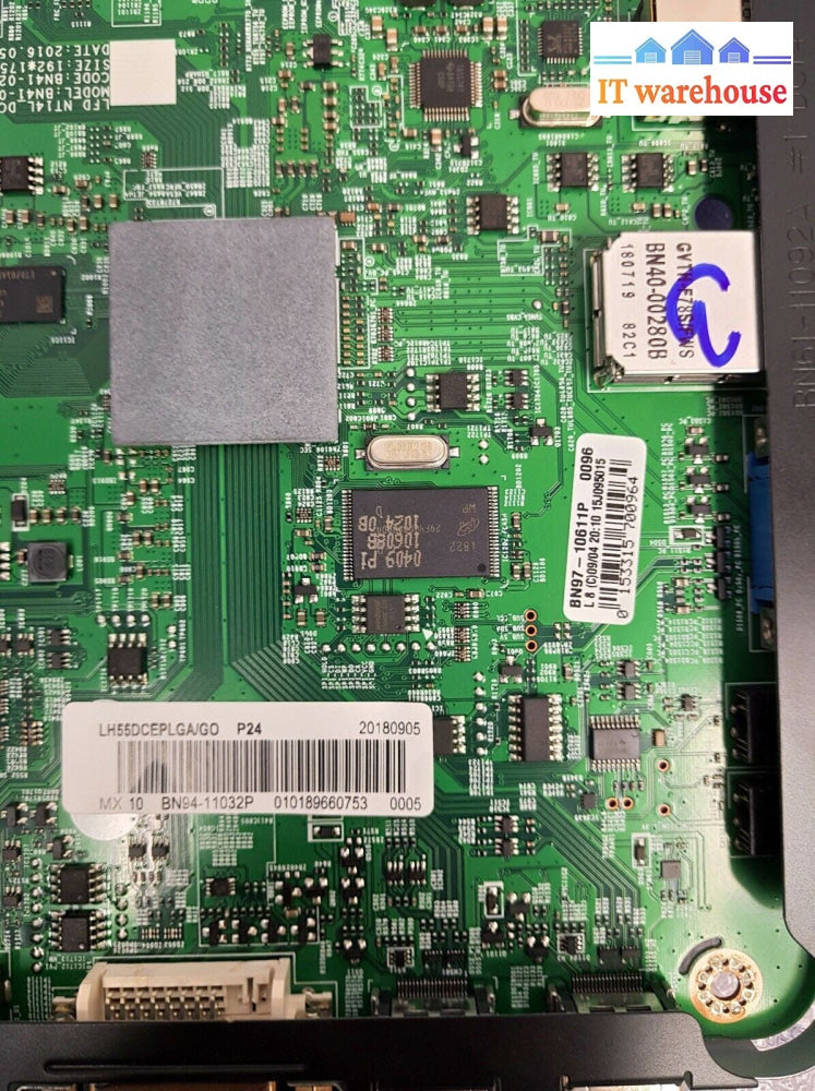- Samsung LH55DCEPLGA TV Main Board BN97-10611P  BN94-11032P