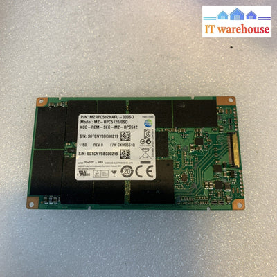 Samsung MZ-RPC5120/0SO 512GB mSATA SSD Solid State Drive