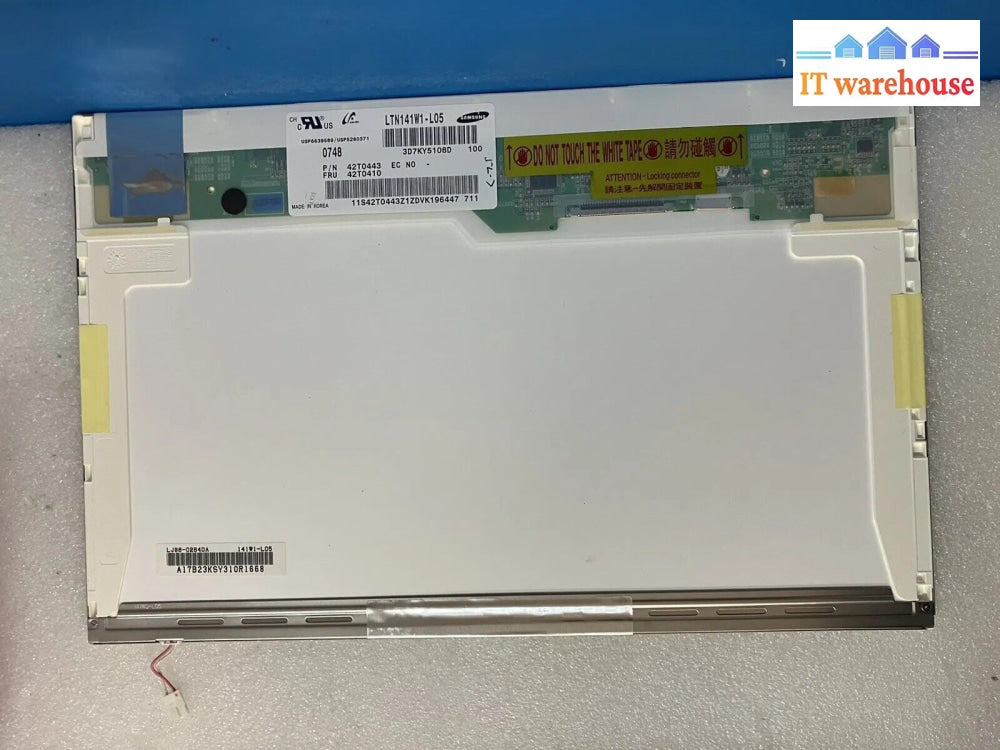 Samsung P/N 42T0410 LTN141W1-L05 42T0443 14" LCD Screen For Lenovo R61 Laptop ~