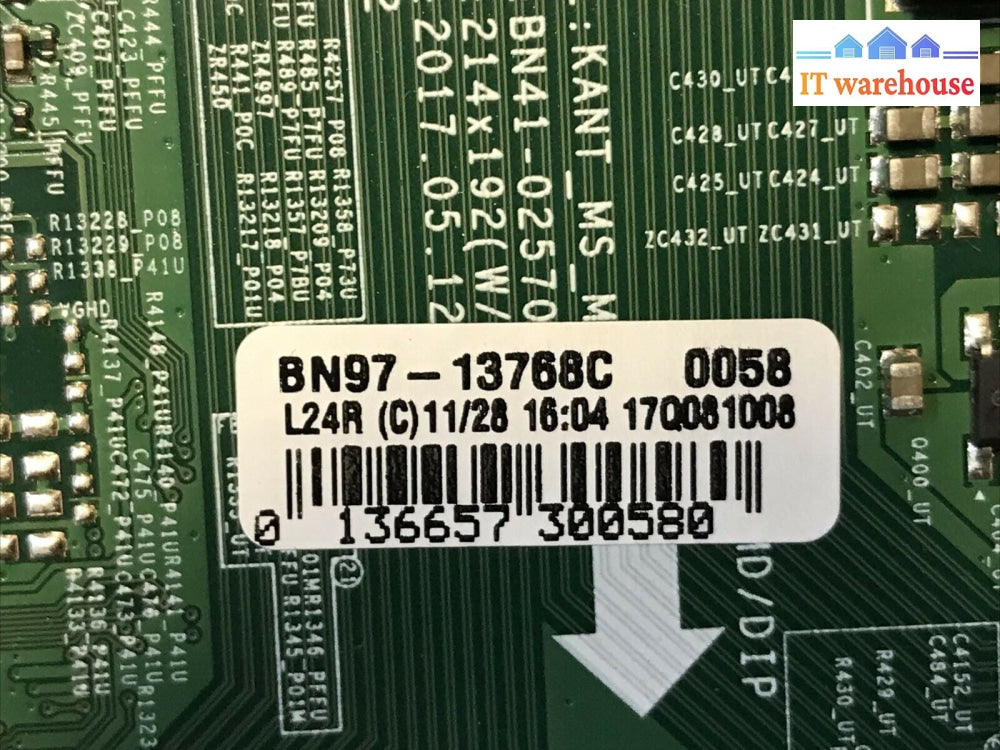 SAMSUNG QN55Q6FAMFXZC Mainboard 94-12756c 41-02570B 97-13768C TESTED