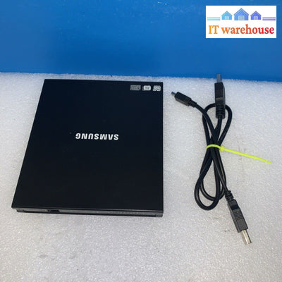 SAMSUNG USB 2.0 Black Slim External DVD-DL Writer Model SE-S084B/RSBN Drive