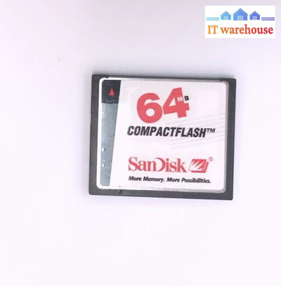 Sandisk Compactflas 64Mb Compact Flash Memory Card Cf Card Sdcfb-64-101-00
