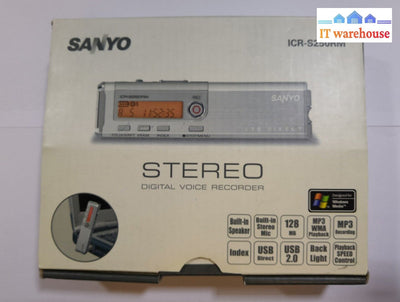 + Sanyo-Icr-S250Rm - Voice Recorder @@@