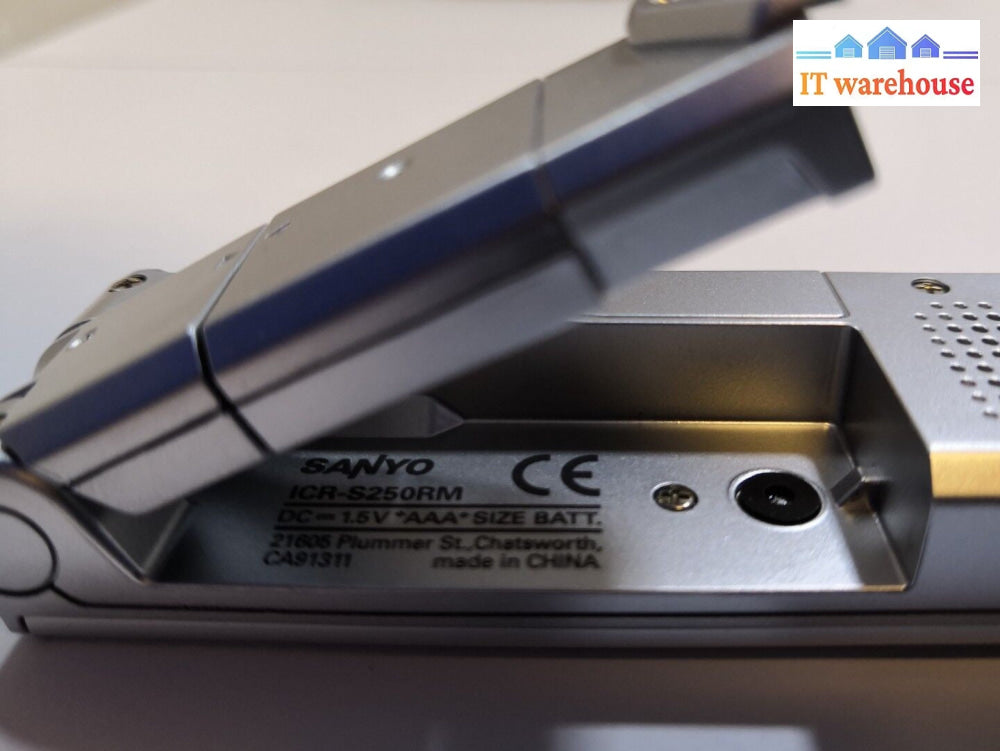 + Sanyo-ICR-S250RM - voice recorder @@@   