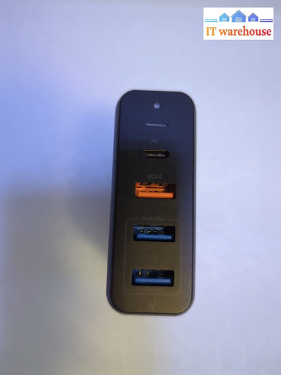 - Satechi Tx-Mu520C-O 60W Pd Travel Charger Adapter With 1 Type-C Pd/1X Qc 3.0