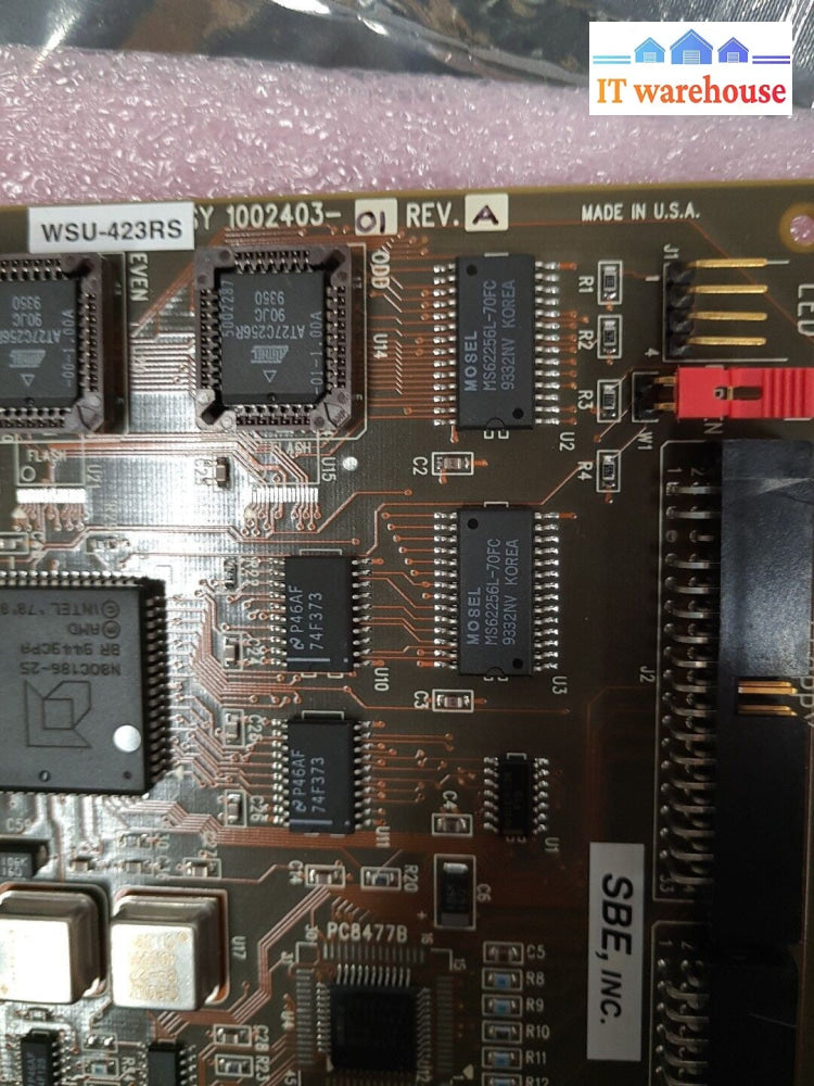 - SBE  SCSI ADAPTER WSU-432RS  1002403-01  