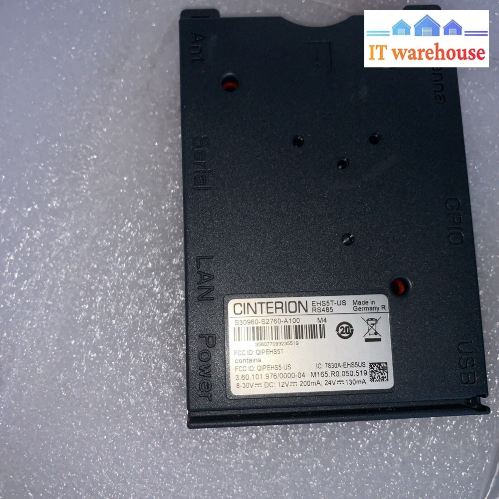 Schaerer Coffee Sca P Ti & Bf Schaerer Cinterion L30960-N2760-A100 Rs485 Doc