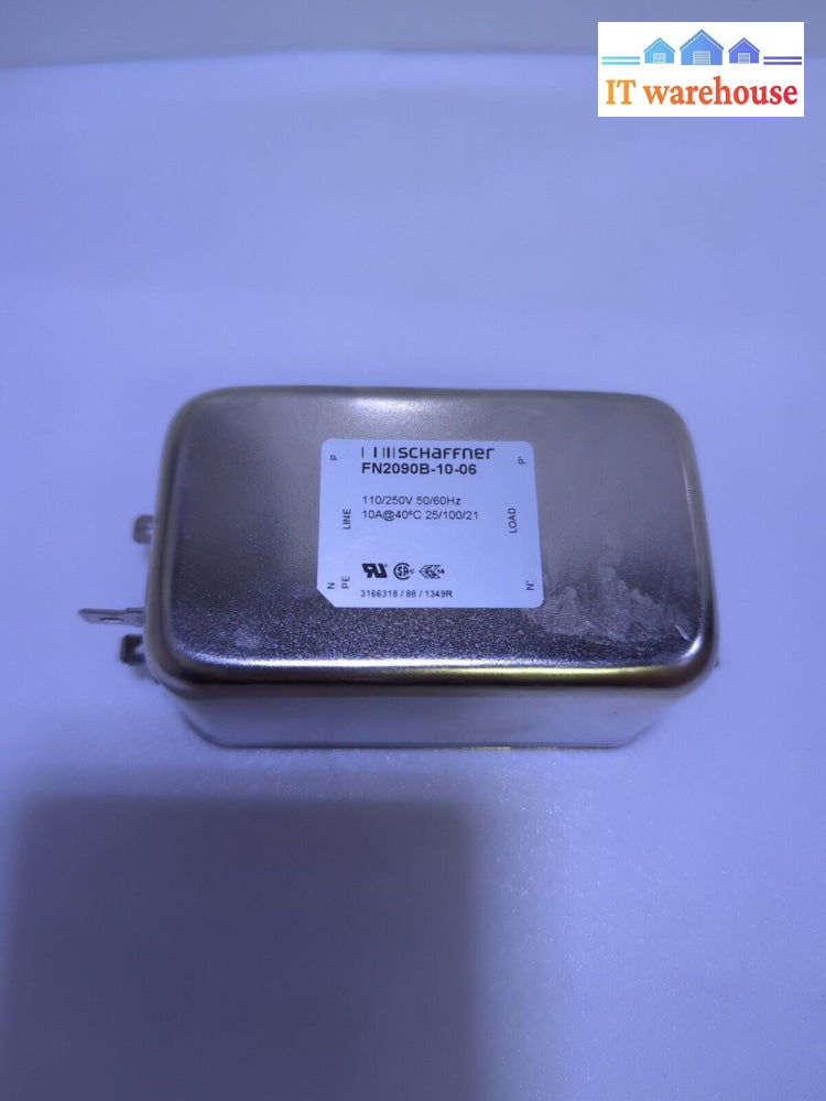 Schaffner Noise Filter FN2090B-10-06 Dual Phase Power Filter 110-250V/10A