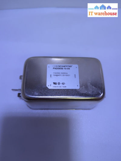 Schaffner Noise Filter Fn2090B-10-06 Dual Phase Power 110-250V/10A