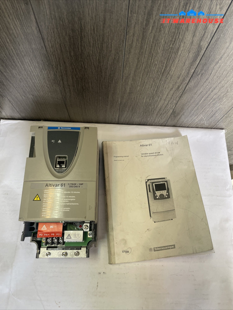 Schneider Electric Altivar Machine 0.75 KW 1 HP ATV61H075M3 AC Speed Drive