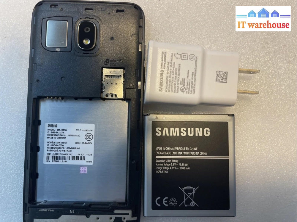 Scratched Samsung Galaxy J3 SM-J337W 16G Unlocked Tested  +
