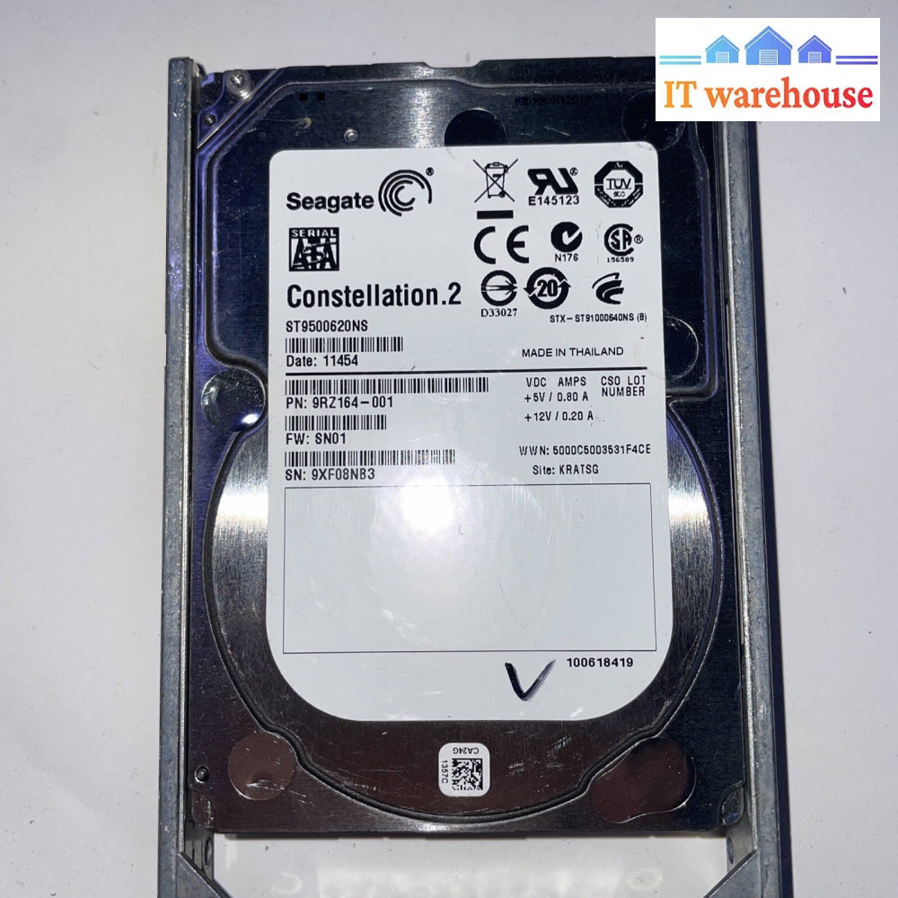 Seagate Constellation.2 ST9500620NS Hard drive WITH CADDY KF248