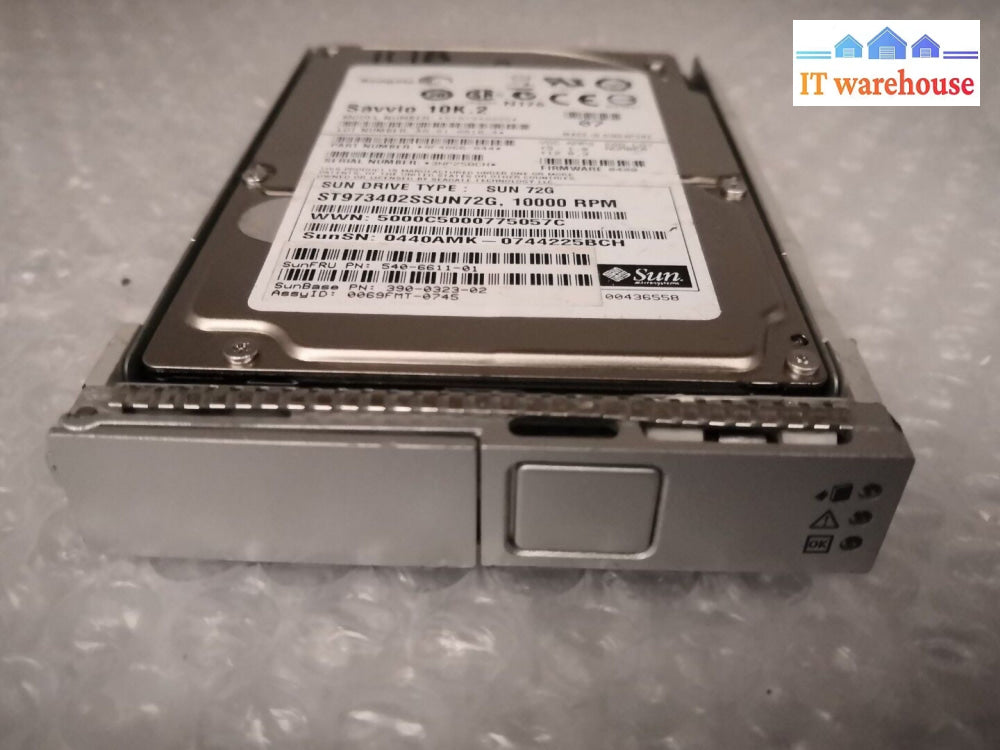 + Seagate SAVVIO 10K.2 73GB 2.5" SAS Server Hard Drive ST973402SS 540-6611-01 @@