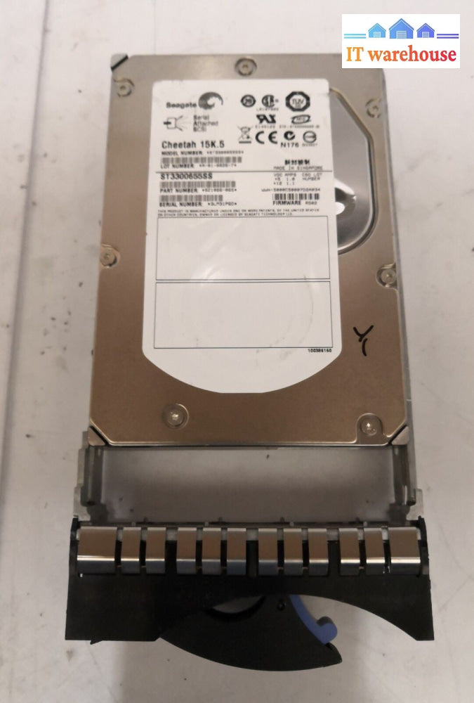 Seagate ST3300655SS  9Z1066-065 300GB 15K SAS 3.5  Hard Drive  W/TRAY @@-