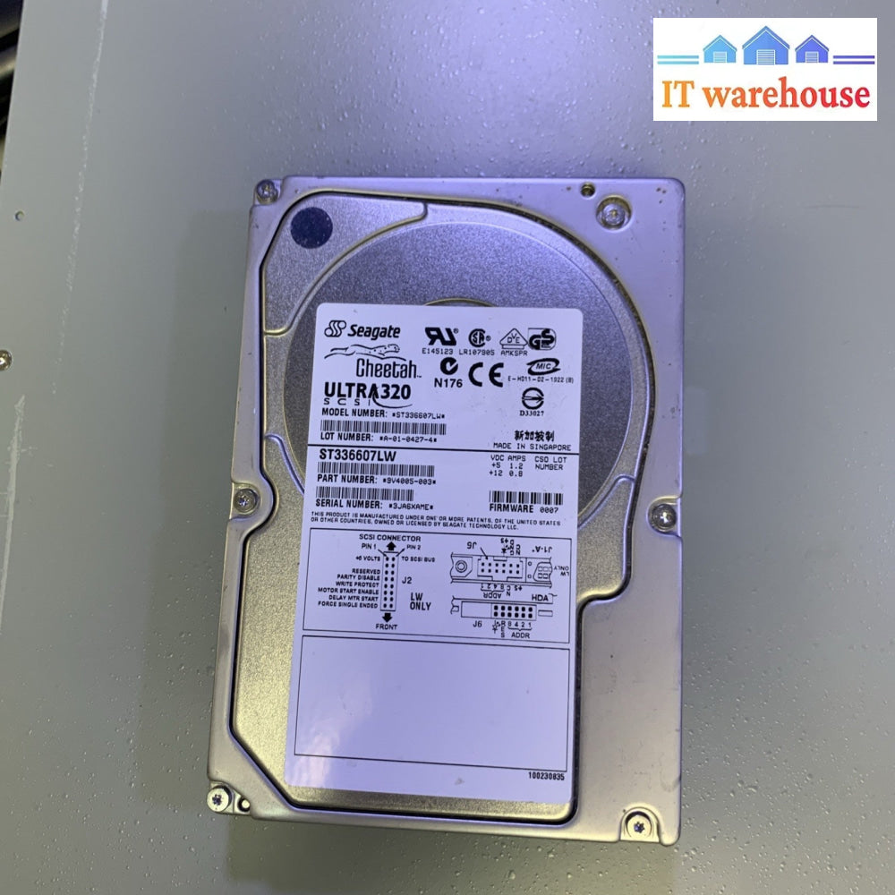 SEAGATE ST33607LW  36GB SCSI drive 68Pin hard drive
