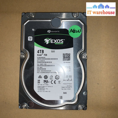 Seagate ST4000NM0025 EXOS 4TB 7.2K 12Gbps 128MB Cache 3.5’’ SAS HDD Hard Drive