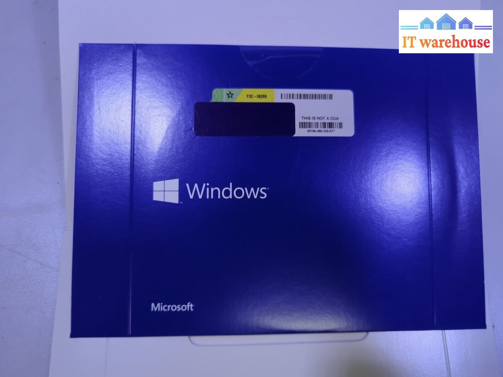 Sealed Windows Pro 7 Sp1 X64 English 1Pk Dsp(No Key)