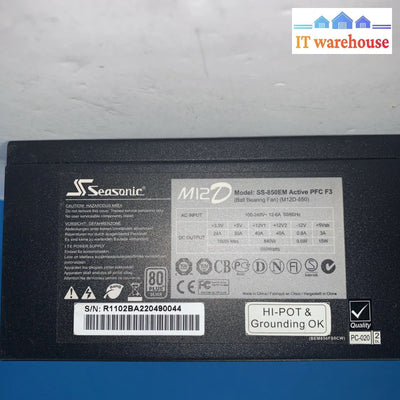 Seasonic M12D 850W (SS-850EM) 20+4/ 4+4/ four 6+2 PCI-E Power supply