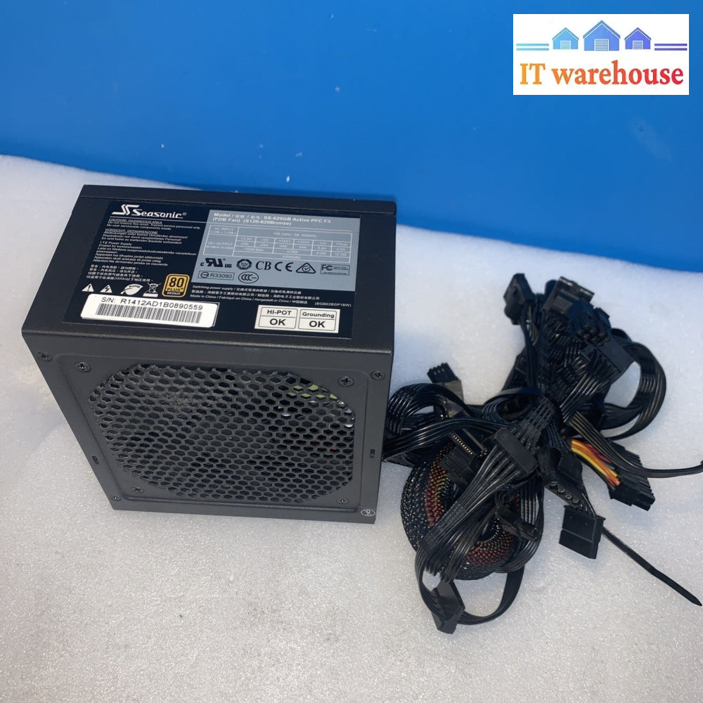Seasonic S12II-620 Bronze 620W Power Supply SS-620GB Active PFC ATX -2x 6+2 PCIE